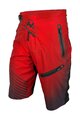 HAVEN Kolesarske kratke hlače brez naramnic - ENERGIZER FACTORY - rdeča