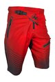 HAVEN Kolesarske kratke hlače brez naramnic - ENERGIZER FACTORY - rdeča