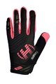 HAVEN Kolesarske  rokavice z dolgimi prsti - DEMO NEO LONG - črna/rožnata