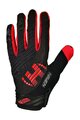 HAVEN Kolesarske  rokavice z dolgimi prsti - DEMO NEO LONG - črna/rdeča