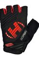 HAVEN Kolesarske rokavice s kratkimi prsti - DEMO NEO SHORT - črna/rdeča