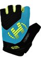 HAVEN Kolesarske rokavice s kratkimi prsti - DEMO NEO SHORT - zelena/modra