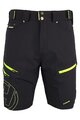 HAVEN Kolesarske kratke hlače brez naramnic - NAVAHO SHORTY - črna/zelena