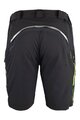 HAVEN Kolesarske kratke hlače brez naramnic - NAVAHO SHORTY - črna/zelena