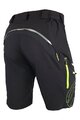 HAVEN Kolesarske kratke hlače brez naramnic - NAVAHO SHORTY - črna/zelena
