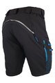HAVEN Kolesarske kratke hlače brez naramnic - NAVAHO SHORTY - modra/črna
