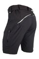 HAVEN Kolesarske kratke hlače brez naramnic - NAVAHO SHORTY - črna