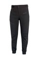 HAVEN Kolesarske dolge hlače brez naramnic - FACTORY TRAIL - črna