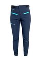HAVEN Kolesarske dolge hlače brez naramnic - FACTORY AIR - modra