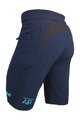 HAVEN Kolesarske kratke hlače brez naramnic - FACTORY AIR HMS - modra