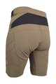 HAVEN Kolesarske kratke hlače brez naramnic - FACTORY AIR WMS - rjava