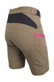 HAVEN Kolesarske kratke hlače brez naramnic - FACTORY AIR WMS - rjava