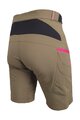 HAVEN Kolesarske kratke hlače brez naramnic - FACTORY AIR WMS - rjava