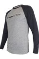 HAVEN Kolesarski dres z dolgimi rokavi poletni - FACTORY TRAIL - črna/siva