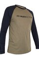 HAVEN Kolesarski dres z dolgimi rokavi poletni - FACTORY TRAIL - črna/rjava