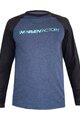 HAVEN Kolesarski dres z dolgimi rokavi poletni - FACTORY TRAIL - črna/modra