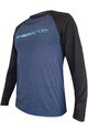 HAVEN Kolesarski dres z dolgimi rokavi poletni - FACTORY TRAIL - črna/modra