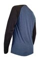 HAVEN Kolesarski dres z dolgimi rokavi poletni - FACTORY TRAIL - črna/modra