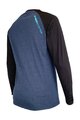HAVEN Kolesarski dres z dolgimi rokavi poletni - FACTORY TRAIL - črna/modra