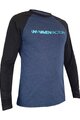 HAVEN Kolesarski dres z dolgimi rokavi poletni - FACTORY TRAIL - črna/modra