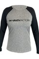 HAVEN Kolesarski dres z dolgimi rokavi poletni - FACTORY TRAIL - črna/siva