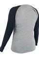 HAVEN Kolesarski dres z dolgimi rokavi poletni - FACTORY TRAIL - črna/siva