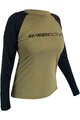 HAVEN Kolesarski dres z dolgimi rokavi poletni - FACTORY TRAIL W - rjava/črna