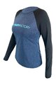 HAVEN Kolesarski dres z dolgimi rokavi poletni - FACTORY TRAIL - črna/modra