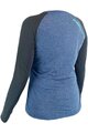 HAVEN Kolesarski dres z dolgimi rokavi poletni - FACTORY TRAIL - črna/modra