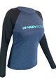 HAVEN Kolesarski dres z dolgimi rokavi poletni - FACTORY TRAIL - črna/modra