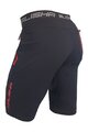 HAVEN Kolesarske kratke hlače brez naramnic - NALISHA SLIMFIT - črna/rdeča