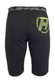 HAVEN Kolesarske kratke hlače brez naramnic - NALISHA SLIMFIT - črna/zelena