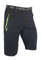 HAVEN Kolesarske kratke hlače brez naramnic - NALISHA SLIMFIT - črna/zelena