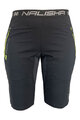 HAVEN Kolesarske kratke hlače brez naramnic - NALISHA SLIMFIT - črna/zelena
