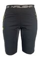 HAVEN Kolesarske kratke hlače brez naramnic - NALISHA SLIMFIT - črna/zelena