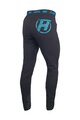 HAVEN Kolesarske dolge hlače brez naramnic - NALISHA SLIMFIT - črna/modra