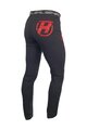 HAVEN Kolesarske dolge hlače brez naramnic - NALISHA SLIMFIT - črna/rdeča