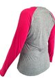 HAVEN Kolesarski dres z dolgimi rokavi poletni - FACTORY TRAIL - rožnata/siva