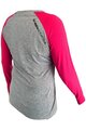 HAVEN Kolesarski dres z dolgimi rokavi poletni - FACTORY TRAIL - rožnata/siva