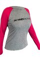 HAVEN Kolesarski dres z dolgimi rokavi poletni - FACTORY TRAIL - rožnata/siva