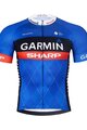 BONAVELO Kolesarski dres s kratkimi rokavi - GARMIN SHARP - modra/črna