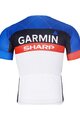 BONAVELO Kolesarski dres s kratkimi rokavi - GARMIN SHARP - modra/črna