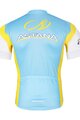 BONAVELO Kolesarski dres s kratkimi rokavi - ASTANA - rumena/turkizna