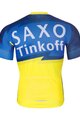 BONAVELO Kolesarski dres s kratkimi rokavi - SAXO BANK TINKOFF - modra/rumena