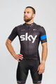 BONAVELO Kolesarski dres s kratkimi rokavi - SKY - črna