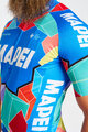 BONAVELO Kolesarski dres s kratkimi rokavi - MAPEI - modra/večbarvno