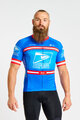 BONAVELO Kolesarski dres s kratkimi rokavi - US POSTAL - modra