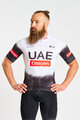 BONAVELO Kolesarski dres s kratkimi rokavi - UAE 2025 - bela/črna