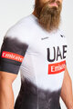 BONAVELO Kolesarski dres s kratkimi rokavi - UAE 2025 - bela/črna