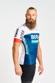 BONAVELO Kolesarski dres s kratkimi rokavi - BORA 2025 - modra/večbarvno